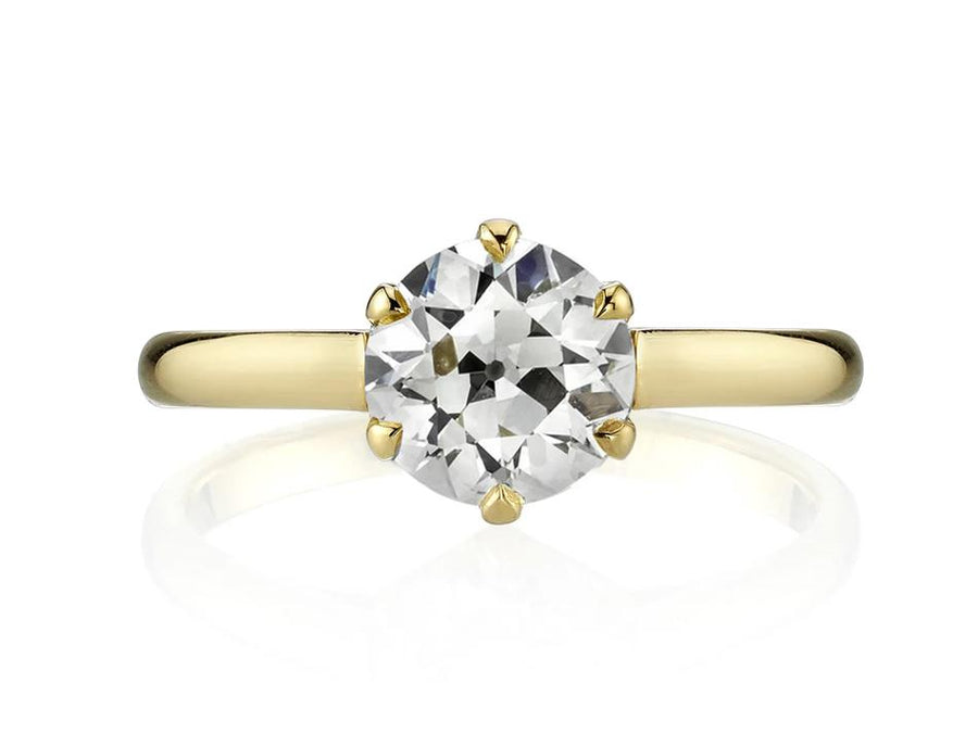 Old European Cut Diamond Solitaire by Single Stone