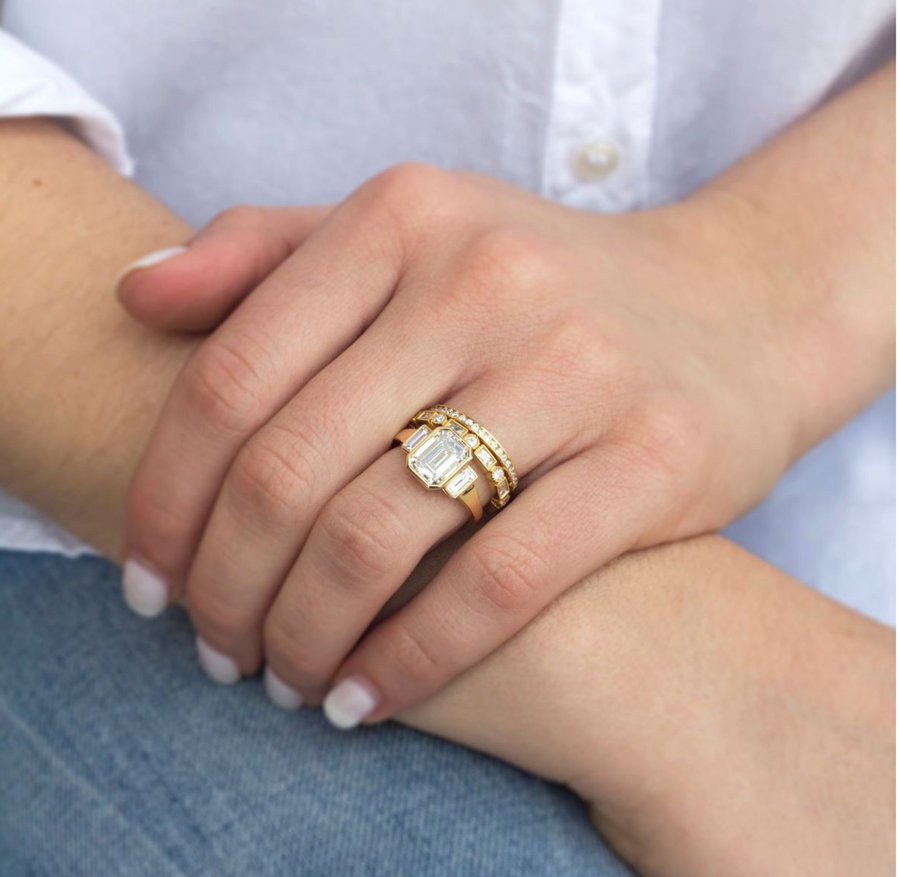 2.21 ct. Art Deco Engagement Ring