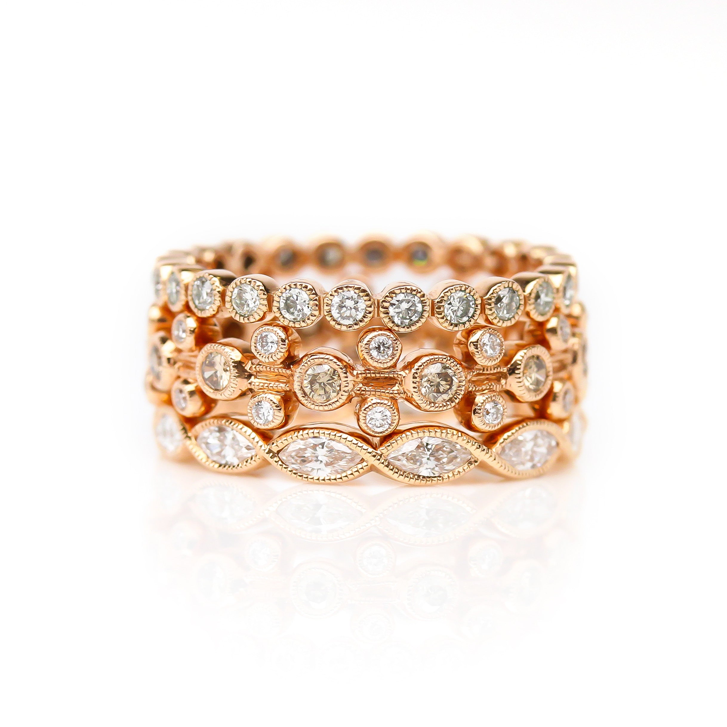 Stackable Rings 'Juniper St.' Ring Stack by Harold Stevens